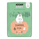 Moomin Baby Fraldas T6 12-24Kg 34 un