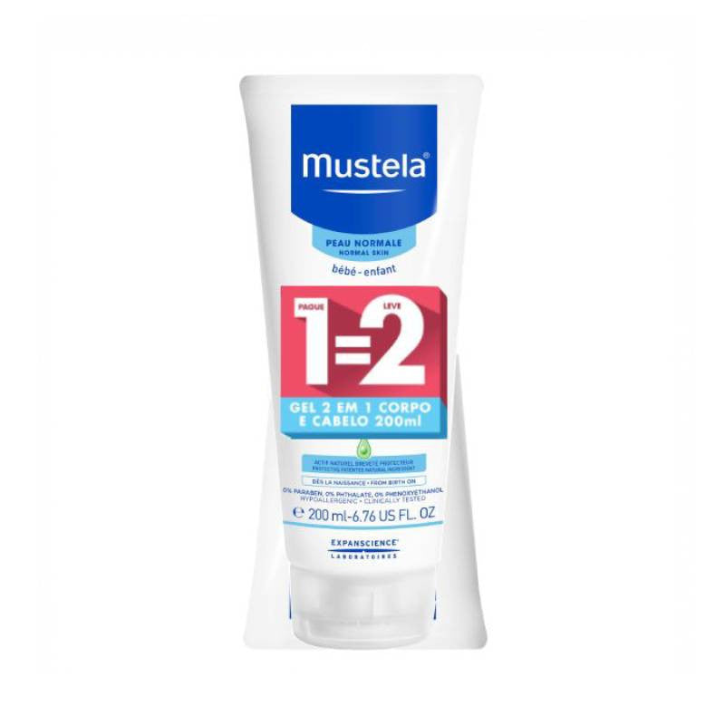 Mustela Bebé Gel 2 Em 1 Corpo e Cabelo Duo