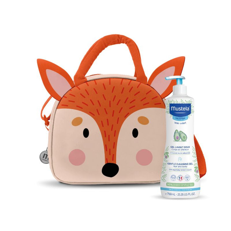 Mustela Bebé Gel Lavante Suave 750ml + Lancheira Raposa