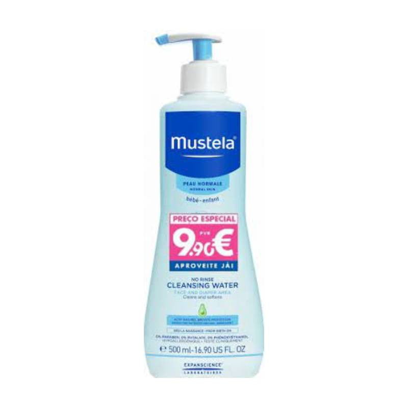 Mustela Bebé Physio Água de Limpeza 500ml Promo 9,90€