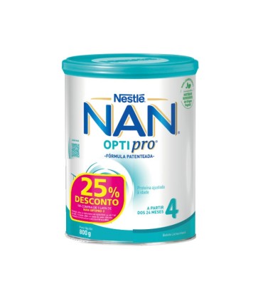 NAN Optipro 4 Leite de Transição 800 g com desconto 25%