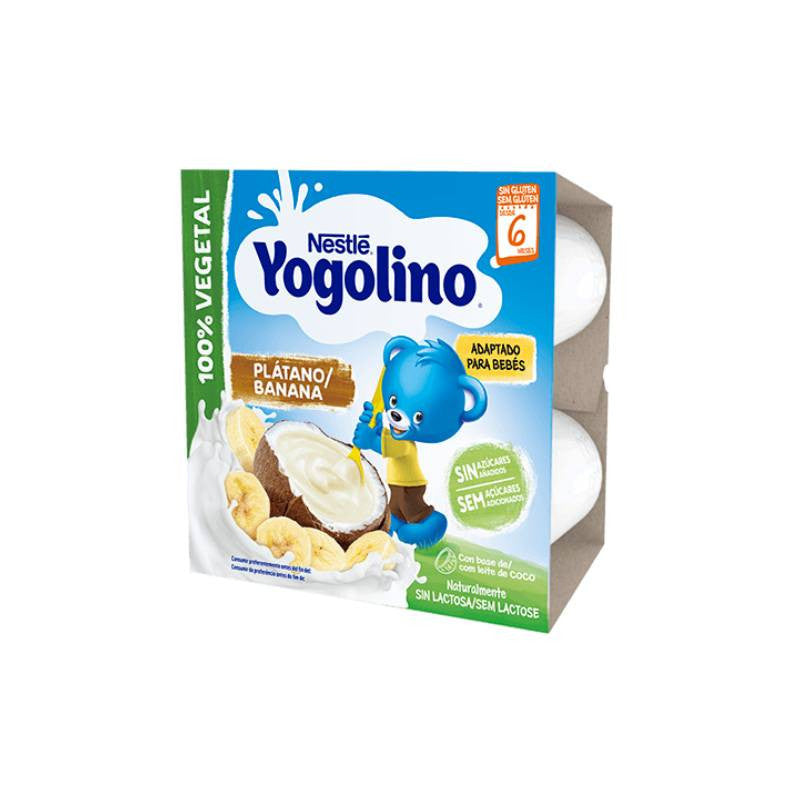 Nestlé Yogolino Puré de Banana com Leite de Coco +6M 4x90g