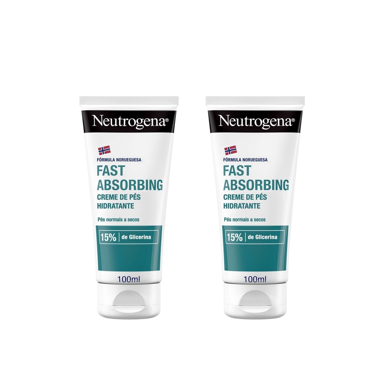Neutrogena Feet Cream Fast Absorbing 100ml x2