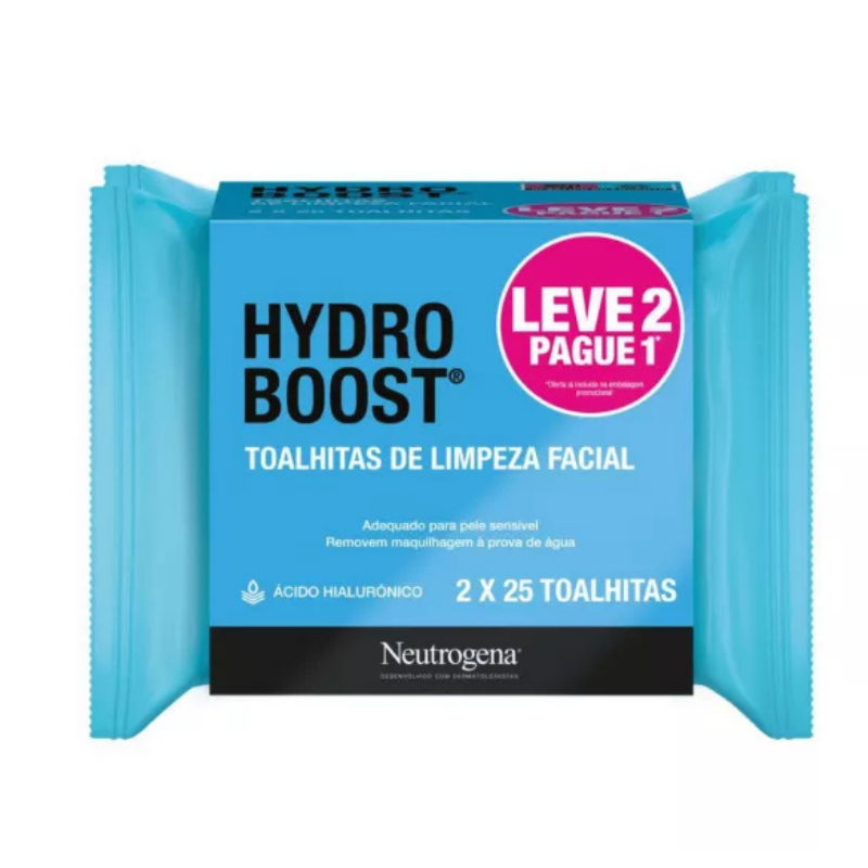 NEUTROGENA HYDRO TOALHITAS X25 X2