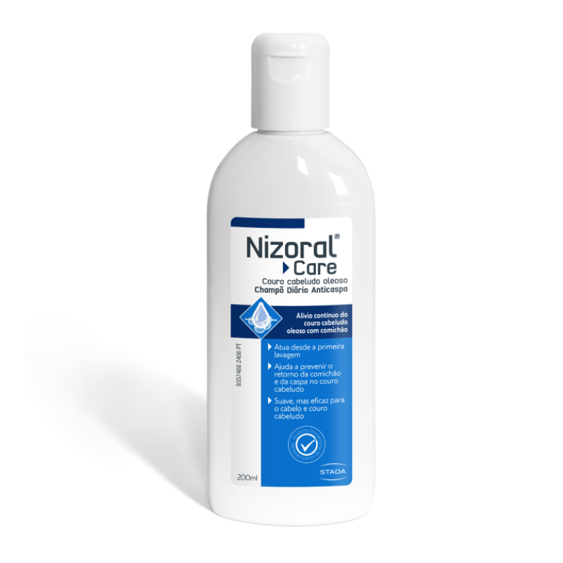 Nizoral Care Champô Anticaspa Couro Cabeludo Oleoso 200ml