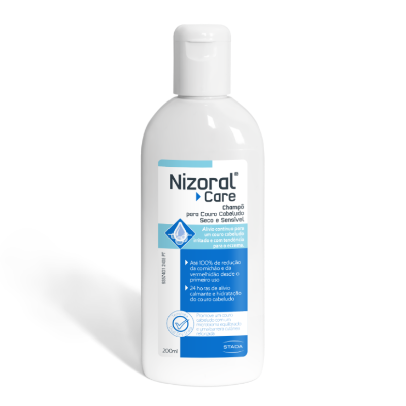 Nizoral Care Champô Anticaspa Couro Cabeludo Seco e Sensível 200ml