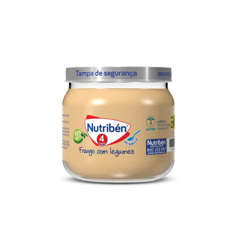 Nutribén Boião Frango com Legumes +4M 120g