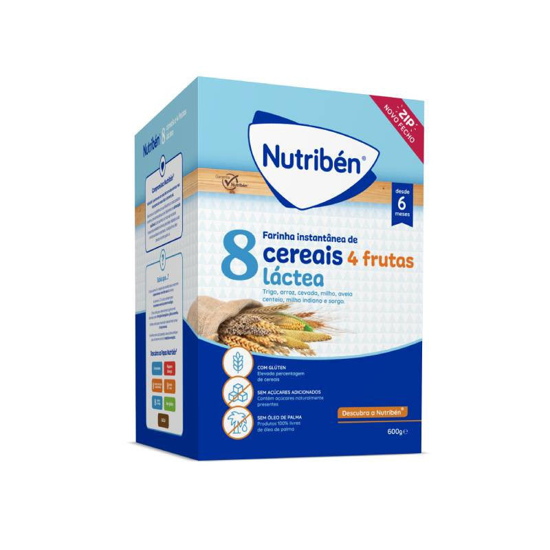 Nutriben Láctea Papa 8 Cereais 4 Frutas 600g