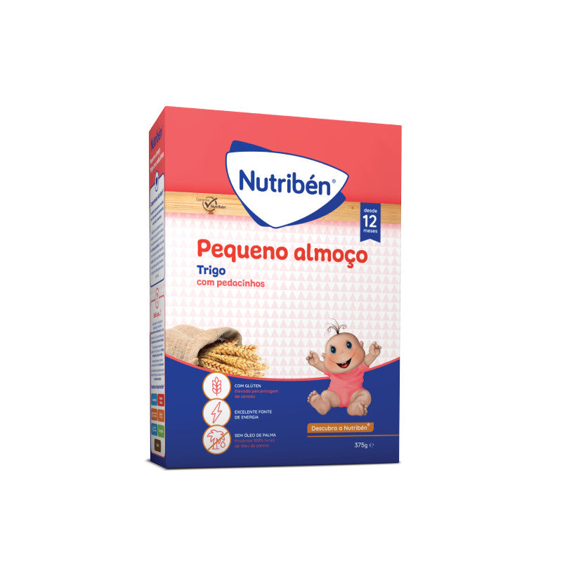 Nutribén Papa Não Láctea Pequeno Almoço Trigo +12M 375g