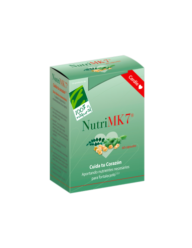 Nutri MK7 Cardio 100% Natural x 60 cápsulas