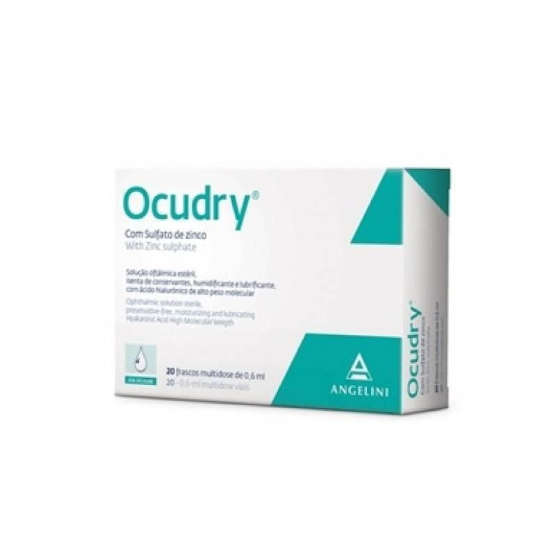 Ocudry Solução Oft Est 0,6mL X20