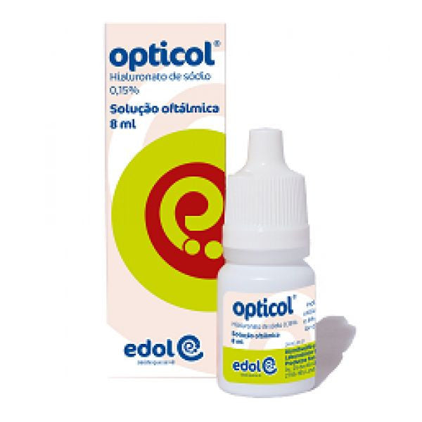 Opticol Solução Oftálmica 0,15% 8mL