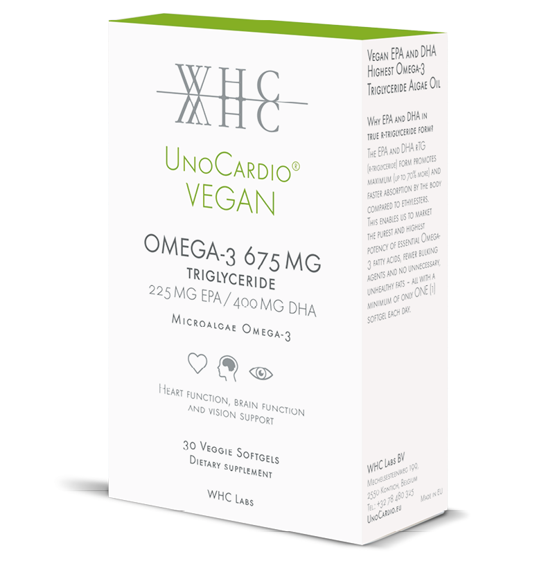 UnoCardio Vegan Ómega 3 (30 Caps) | WHC