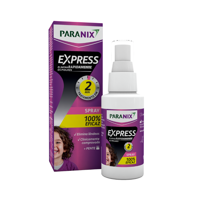 Omega Pharma Paranix Express Spray Anti-Piolhos 95ml