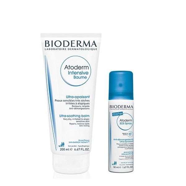Atoderm Bioderma Intensive Baume 500ml + SOS Spray 50ml 