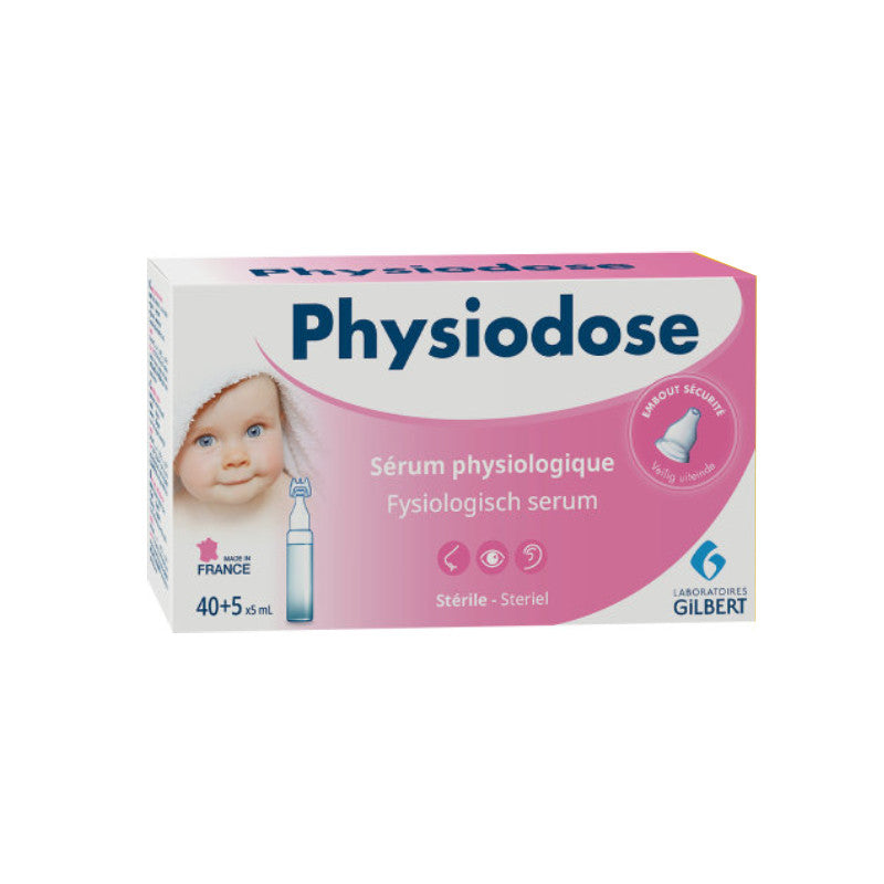 Physiodose Infantil Soro Fisiológico 40x5ml