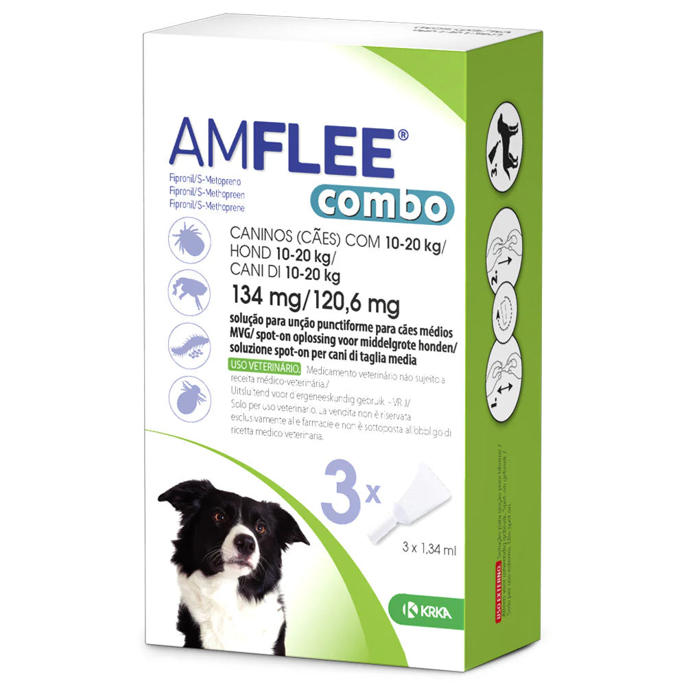 AMFLEE COMB 134/120.6 SOL PERRO 10-20KG