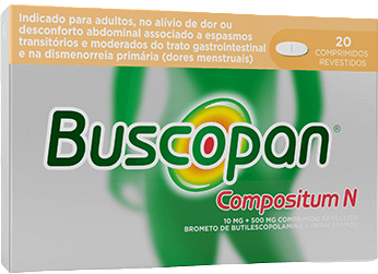 Buscopan Compositum N 10mg + 500mg – alívio da dor abdominal e cólicas menstruais