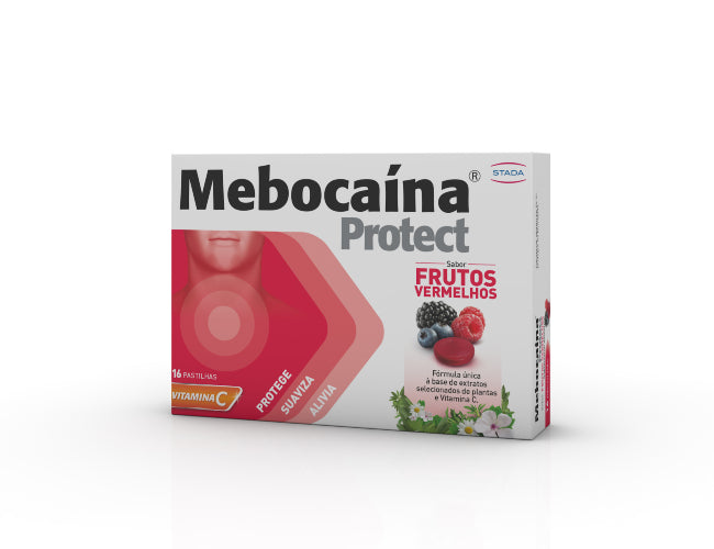 Mebocaína Protect Frutos Vermelhos x 16 pastilhas