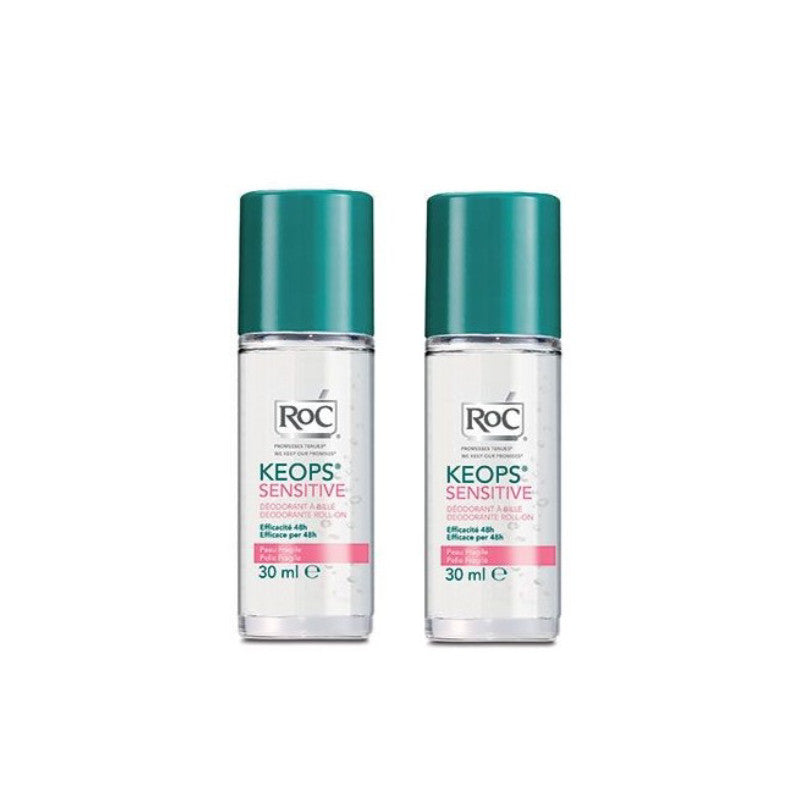 RoC Keops Sensitive Desodorizante Roll-On Duo