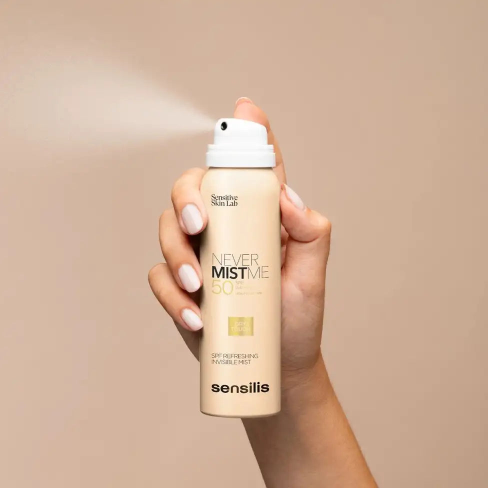 Sensilis Never Mist Me Bruma Invisible Refrescante FPS 50 100 ml (3,38 fl oz)