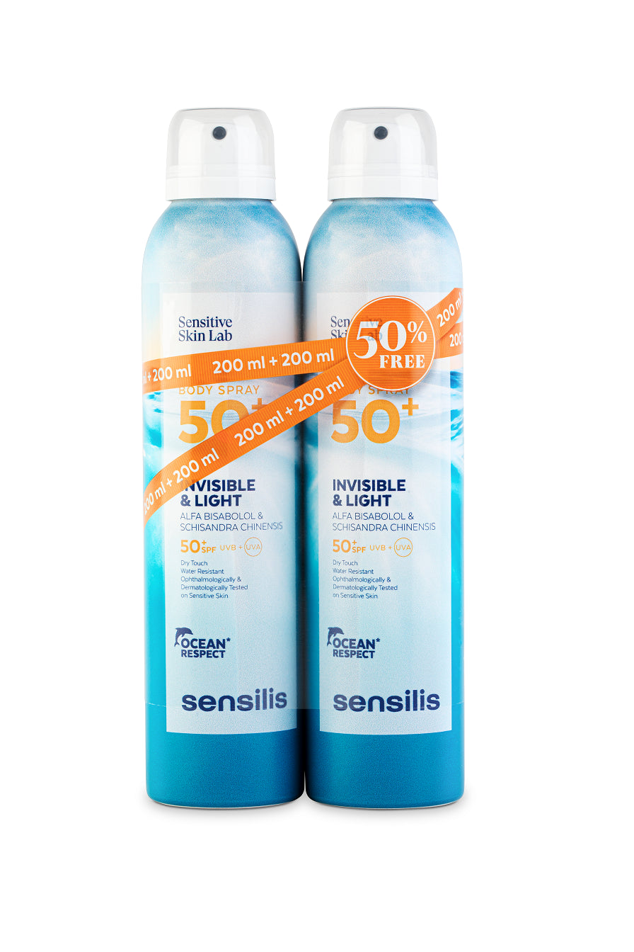 Sensilis Sun Body Invisible & Light Spray FPS50+ Duo Preço Especial