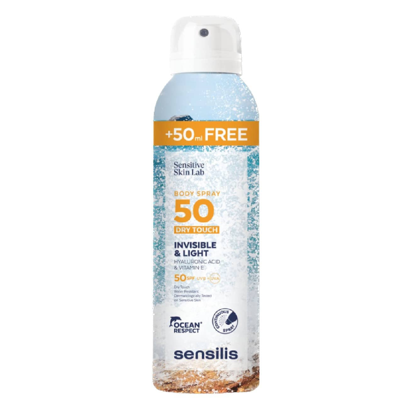 SENSILIS BODYSPR DRYTOUC SPF50 PROMO250