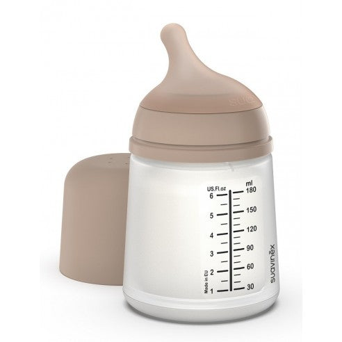 Biberón de Silicona Anticólicos Suavinex Alimentación Mixta 180 ml Mediano