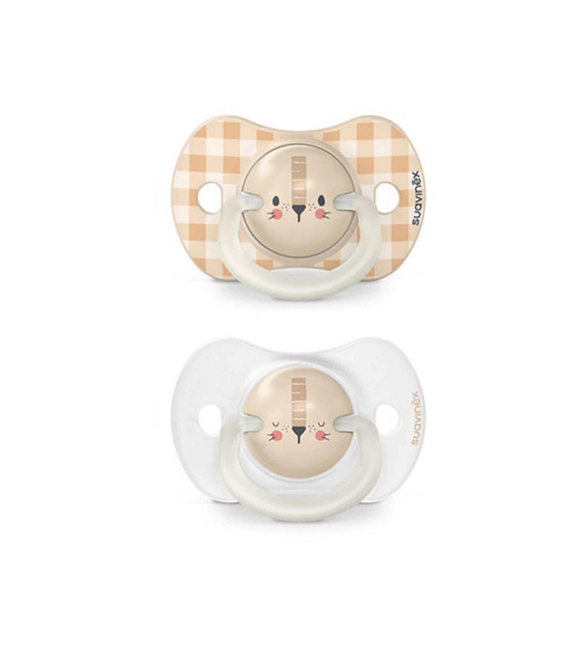 Suavinex 2 Chupetas Silicone 0-6m NigheDay