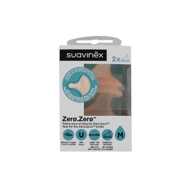 Suavinex Zero.Zero Tetina Fluxo Médio M +0M