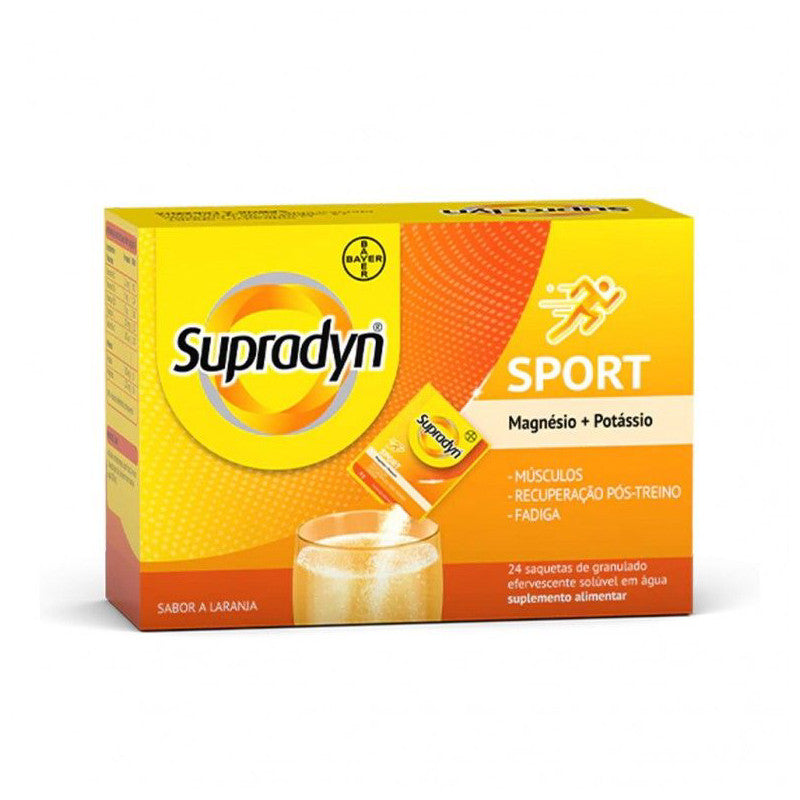 Supradyn Sport Magnésio + Potássio Granulado Saquetas x24