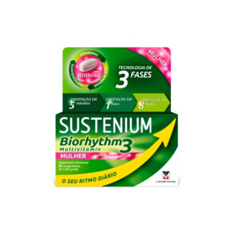 Sustenium Biorhythm3 Multivitamin Mulher Comprimidos x30