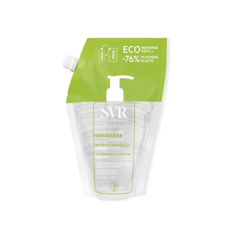 SVR SEBIACLEAR ÁGUA MICELAR ECO-REFILL 400ml