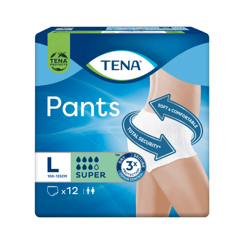 TENA Pants Cueca Super L x12
