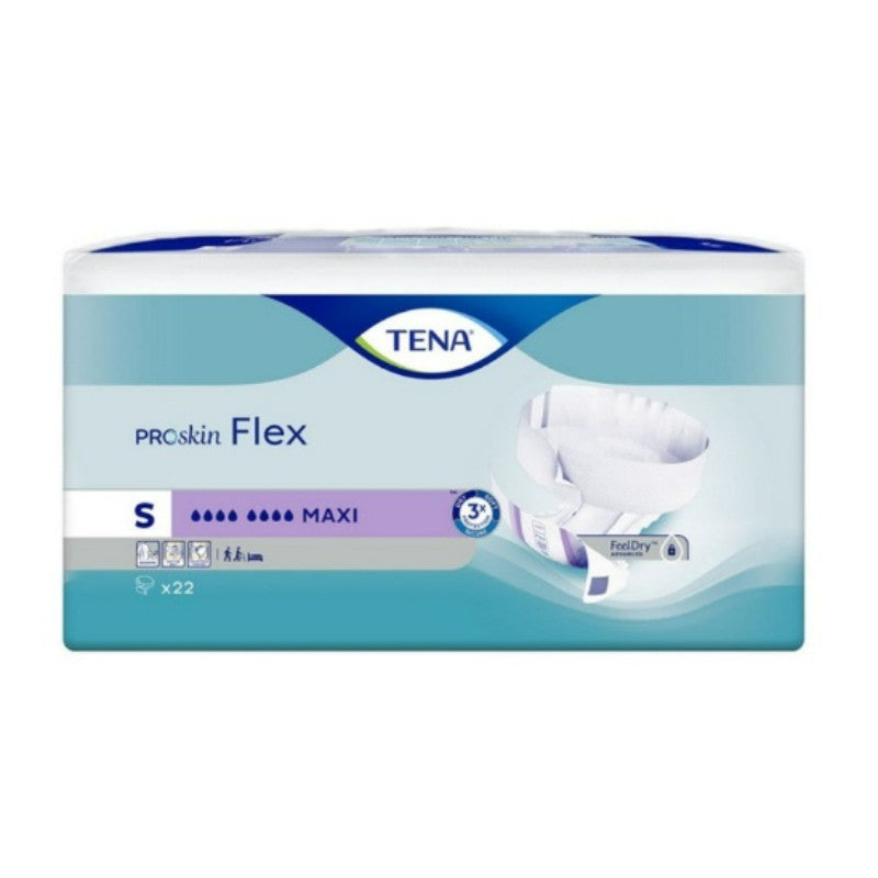 TENA ProSkin Flex Maxi S Fraldas x22