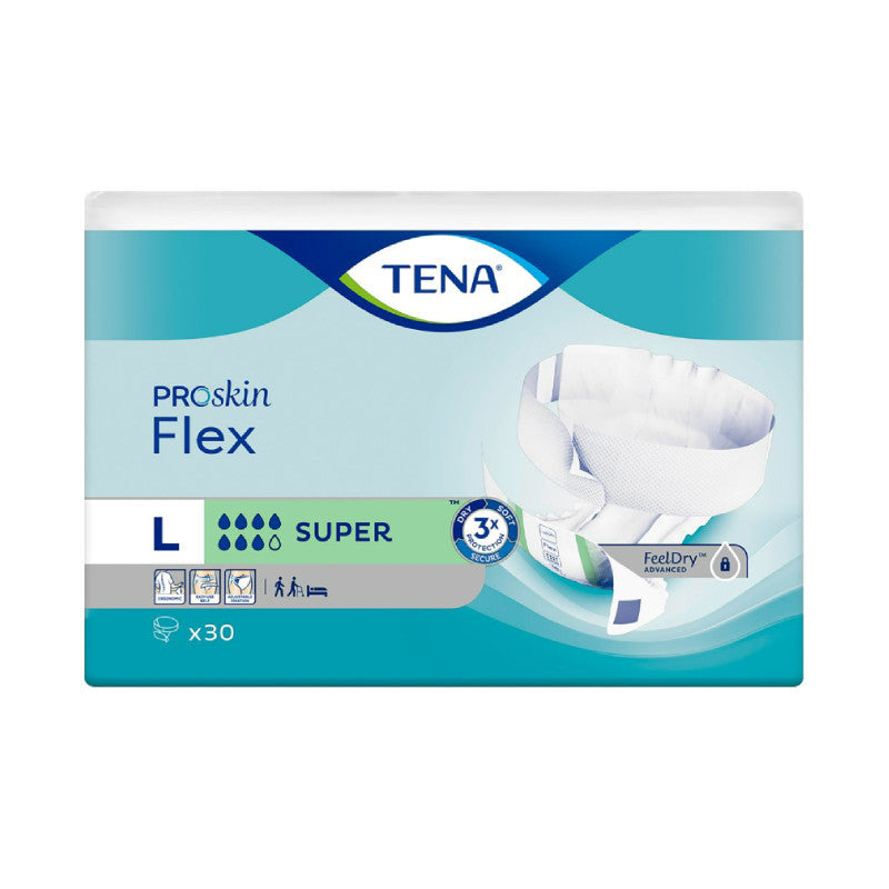 TENA ProSkin Flex Super L Fraldas x30