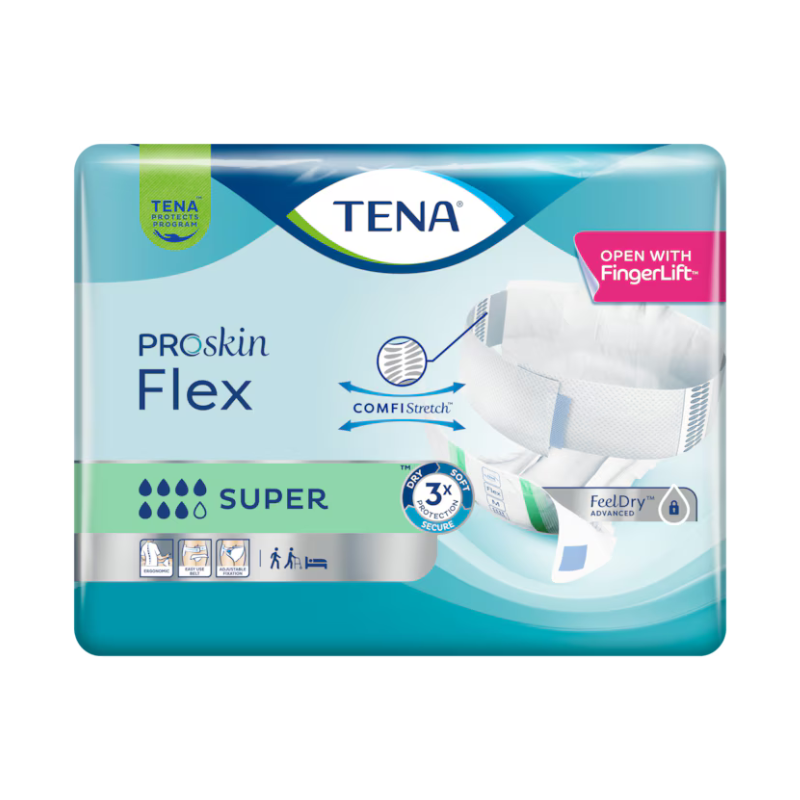 TENA FLEX SUPER TM X 30 FRALDAS