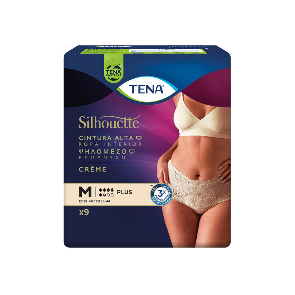 TENA Silhouette Creme Plus M Cintura Alta x9