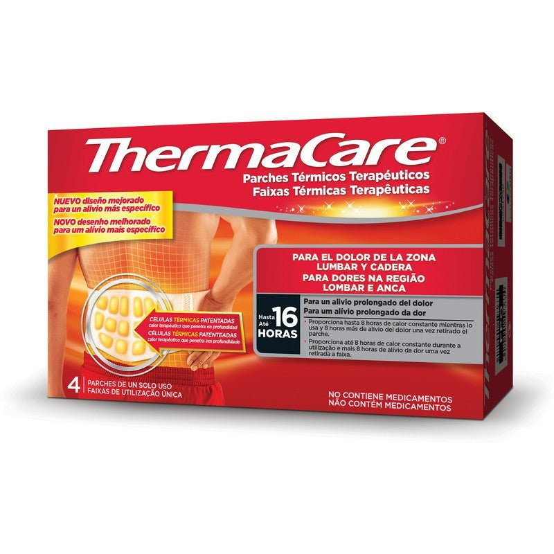 ThermaCare Faixas Térmicas Lombar e Anca x4