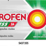 Caixa de Nurofen Xpress 400 mg – Alívio rápido da dor e febre com cápsulas de ibuprofeno