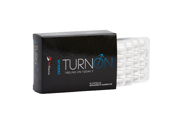 Turn ON Homem 60 Cápsulas
