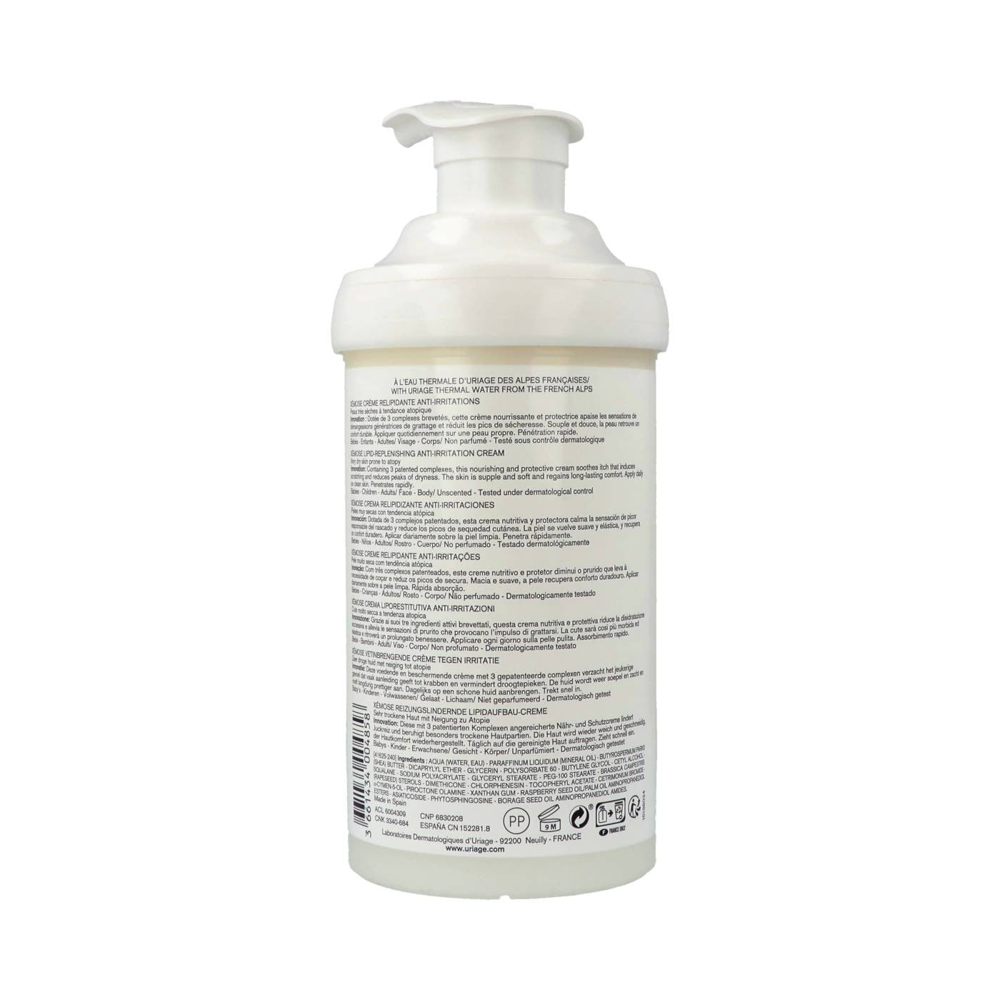 Uriage Xémose Creme Relipidante 400ml