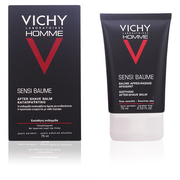 Vichy Homme Sensi-Baume Ca Bálsamo Conforto Peles Sensíveis 75mL