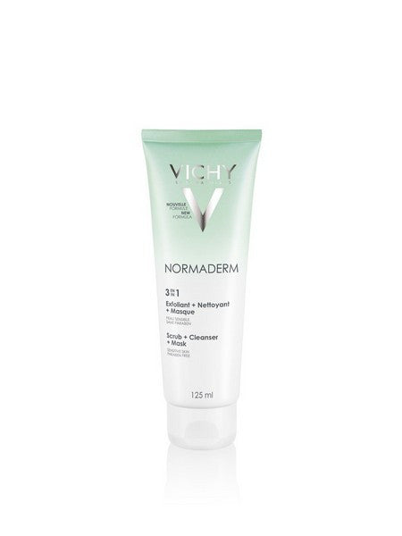 Vichy Normaderm Gel Esfoliante 3 Em 1 125mL