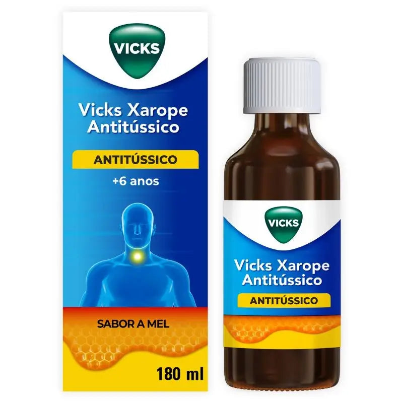 VICKS XAR ANTITUSSICO MEL 1.33 MG/ML X 180 ML XAROPE