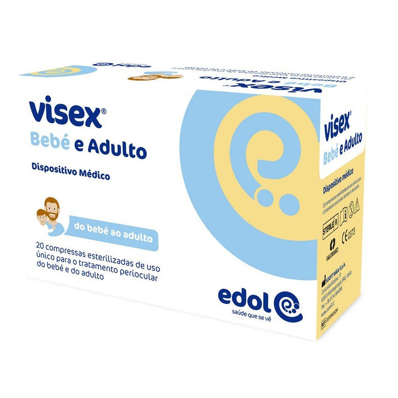 Visex Bébé E Adulto Compressas Ester Periocul X 20