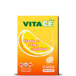 Embalagem de Vitacê® comprimidos efervescentes com Vitamina C, Zinco e Equinácea.