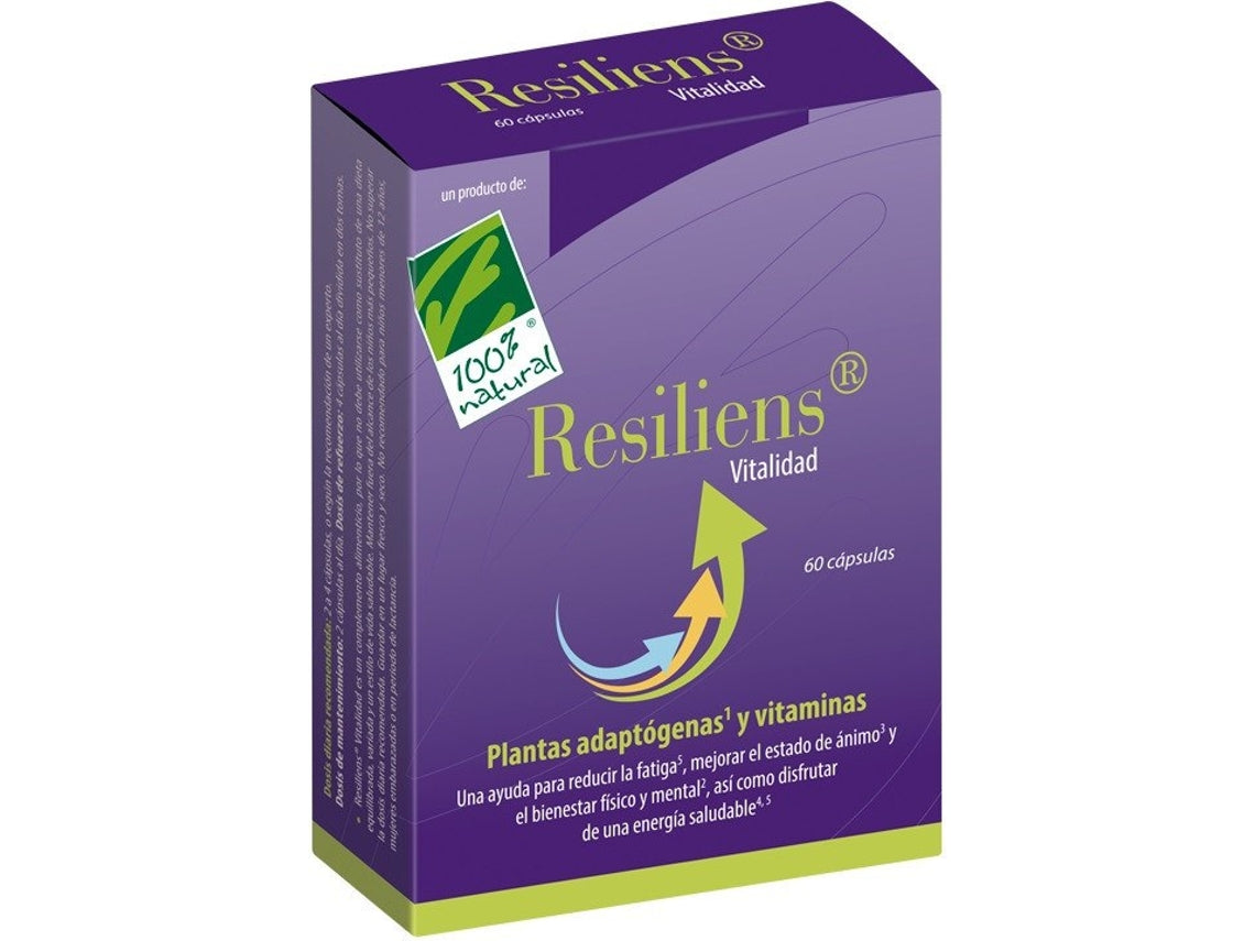 Resilian Resiliens Vitalidade x 60 cápsulas – Cien por Cien - Farmácia do Fluvial