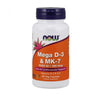 Vitamina D3 + vit MK7 (60caps) | Now Foods