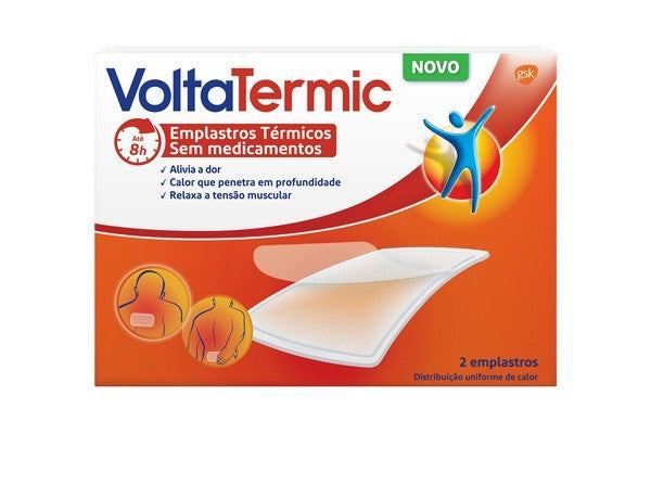 Voltatermic Emplastro Térmico Não Medicamentoso, 2Unidade(S) Rectangular